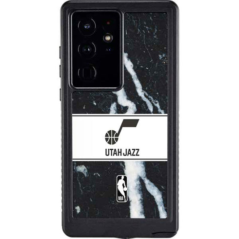 NBA Utah Jazz Marble Galaxy S24 Ultra Waterproof Case