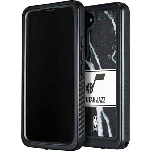 NBA Utah Jazz Marble Galaxy S24 Waterproof Case