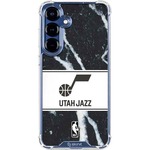 NBA Utah Jazz Marble Galaxy S25 Plus Clear Case