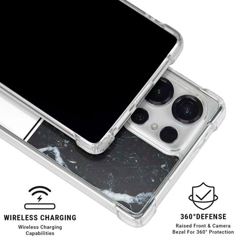 NBA Utah Jazz Marble Galaxy S25 Ultra Clear Case