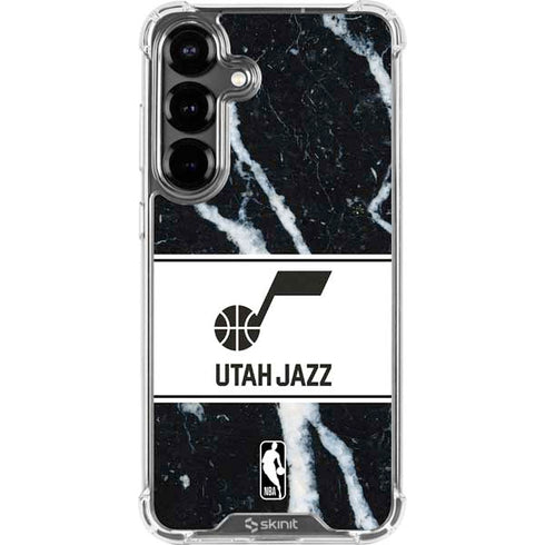 NBA Utah Jazz Marble Galaxy S26 Clear Case