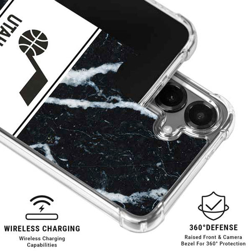 NBA Utah Jazz Marble Galaxy S26 Plus Clear Case