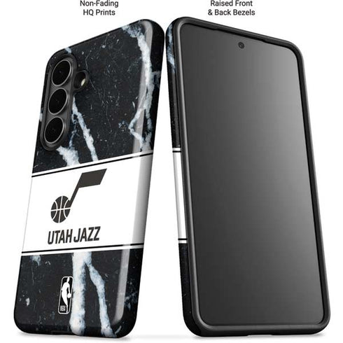NBA Utah Jazz Marble Galaxy S26 Plus Impact Case