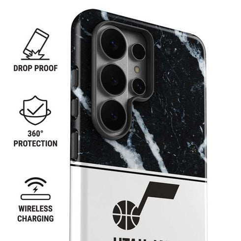 NBA Utah Jazz Marble Galaxy S26 Ultra Impact Case