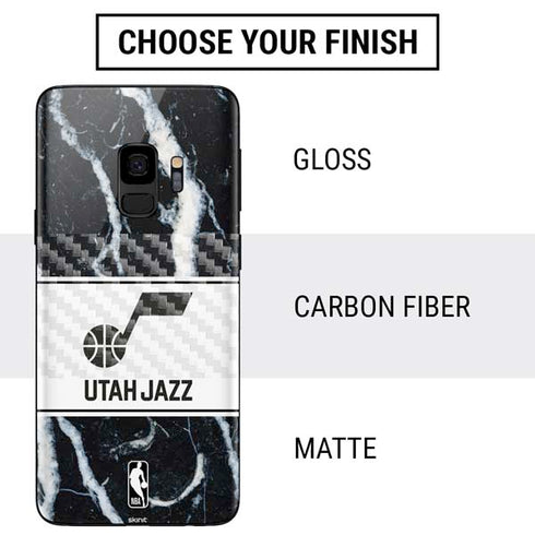 NBA Utah Jazz Marble Galaxy S9 Skin