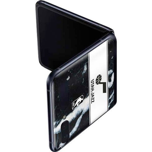 NBA Utah Jazz Marble Galaxy Z Flip Skin