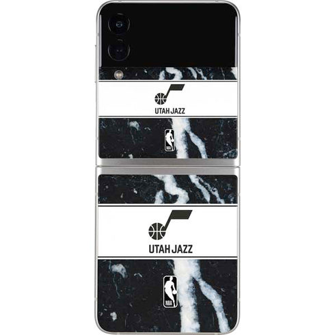 NBA Utah Jazz Marble Galaxy Z Flip3 5G Skin