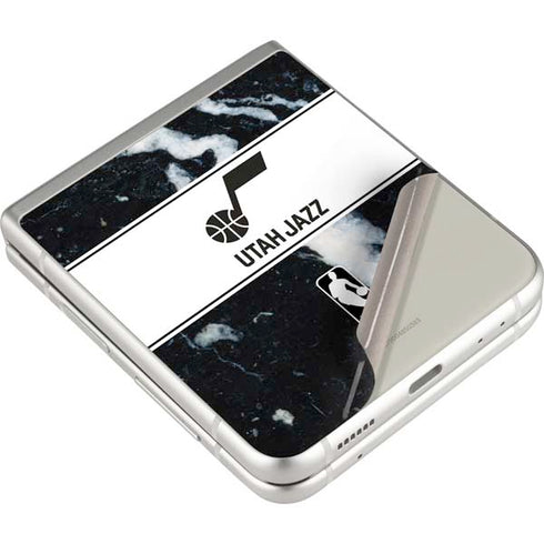 NBA Utah Jazz Marble Galaxy Z Flip3 5G Skin