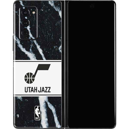 NBA Utah Jazz Marble Galaxy Z Fold2 5G Skin