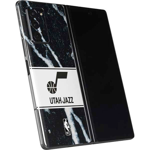 NBA Utah Jazz Marble Galaxy Z Fold2 5G Skin