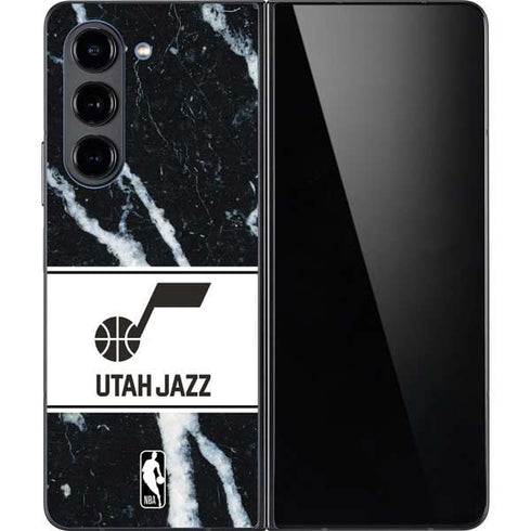 NBA Utah Jazz Marble Galaxy Z Fold5 5G Skin
