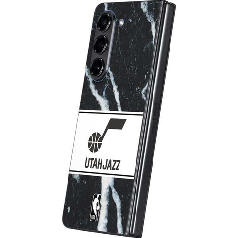 NBA Utah Jazz Marble Galaxy Z Fold5 5G Skin