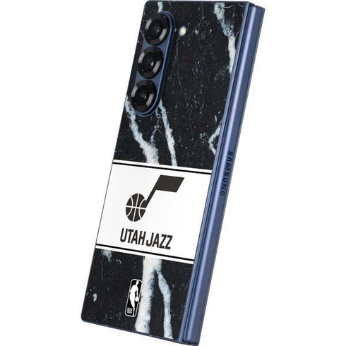 NBA Utah Jazz Marble Galaxy Z Fold6 Skin