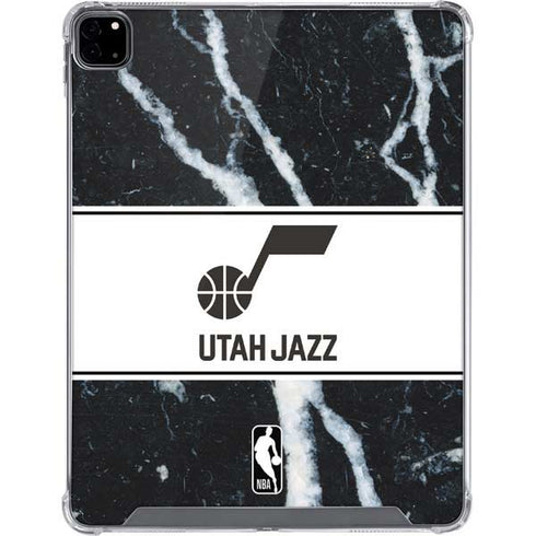 NBA Utah Jazz Marble iPad Pro 12.9in (2020) Clear Case