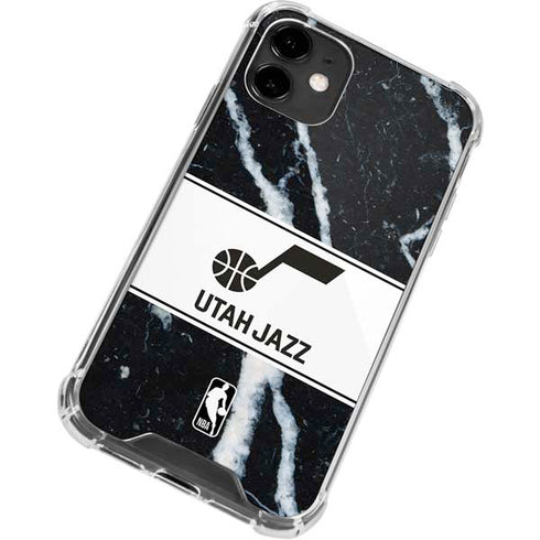 NBA Utah Jazz Marble iPhone 12 Mini Clear Case