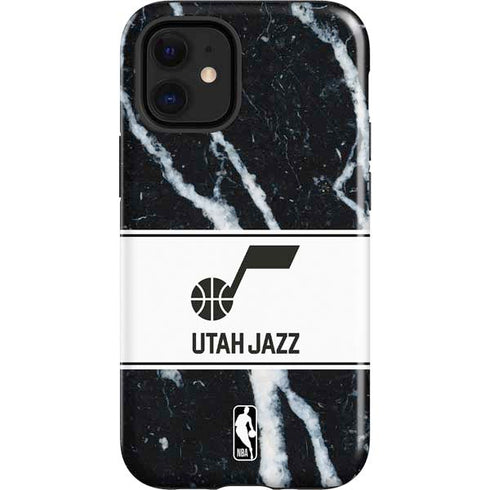 NBA Utah Jazz Marble iPhone 12 Mini Impact Case
