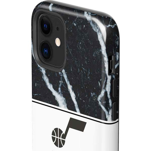 NBA Utah Jazz Marble iPhone 12 Mini Impact Case