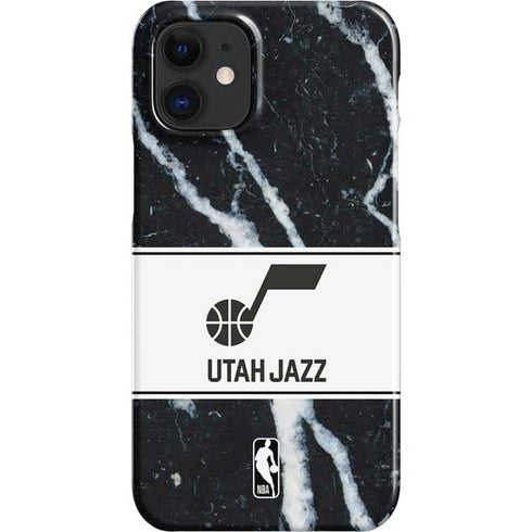 NBA Utah Jazz Marble iPhone 12 Mini Lite Case