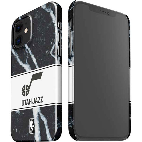 NBA Utah Jazz Marble iPhone 12 Mini Lite Case