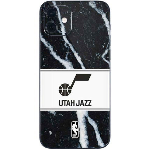 NBA Utah Jazz Marble iPhone 12 Mini Skin