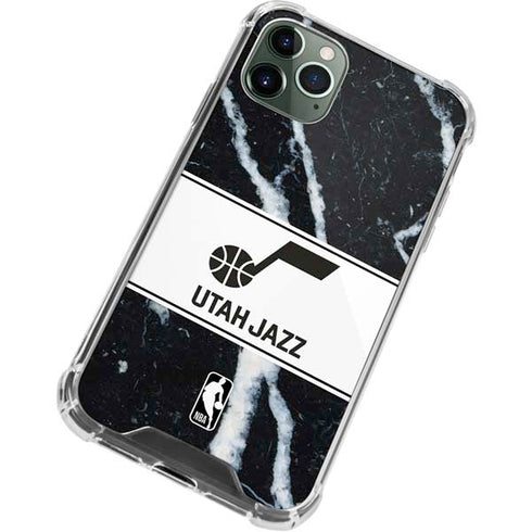 NBA Utah Jazz Marble iPhone 12 Pro Clear Case