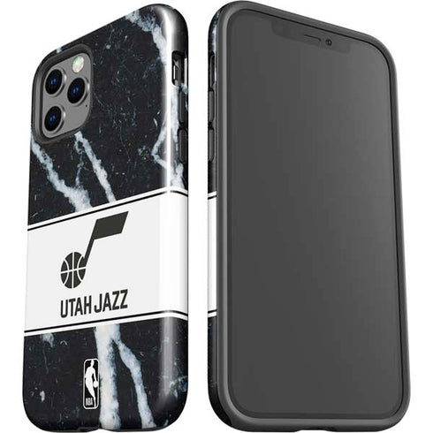 NBA Utah Jazz Marble iPhone 12 Pro Impact Case