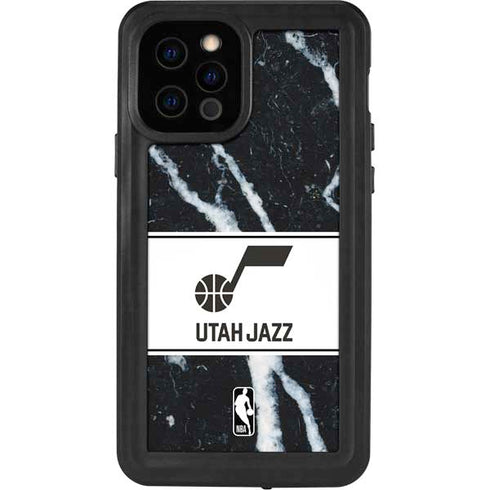NBA Utah Jazz Marble iPhone 12 Pro Waterproof Case