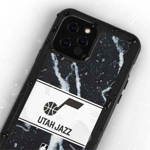 NBA Utah Jazz Marble iPhone 12 Pro Waterproof Case