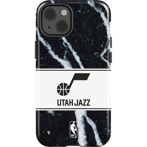 NBA Utah Jazz Marble iPhone 14 Impact Case