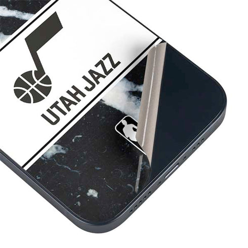 NBA Utah Jazz Marble iPhone 14 Plus Skin