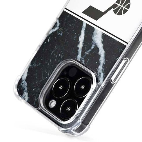 NBA Utah Jazz Marble iPhone 14 Pro MagSafe Case