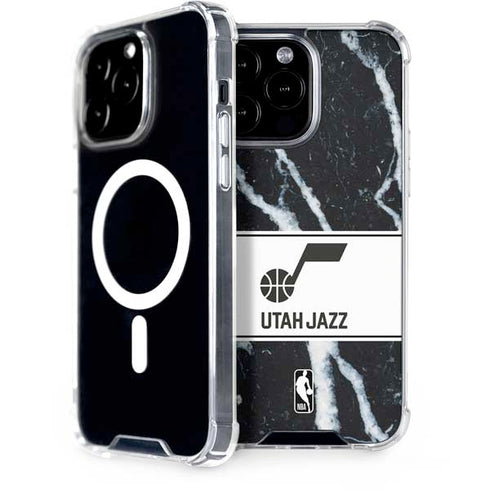 NBA Utah Jazz Marble iPhone 14 Pro Max MagSafe Case