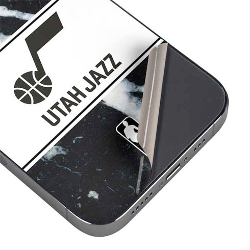 NBA Utah Jazz Marble iPhone 14 Pro Max Skin