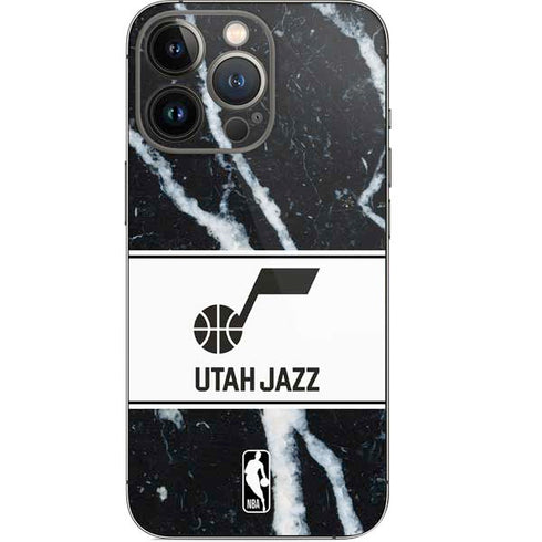 NBA Utah Jazz Marble iPhone 14 Pro Skin