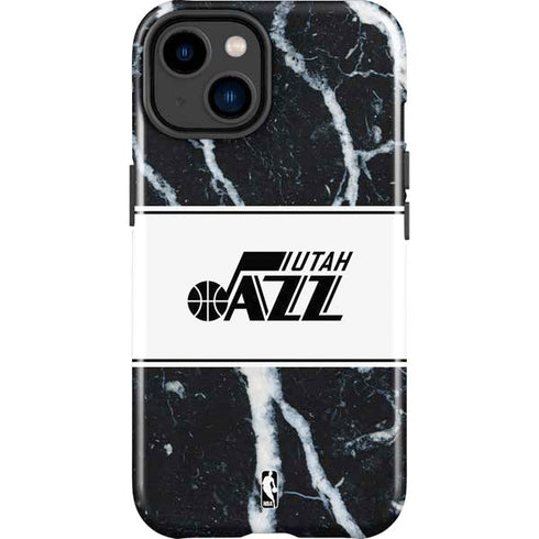 NBA Utah Jazz Marble iPhone 15 Impact Case