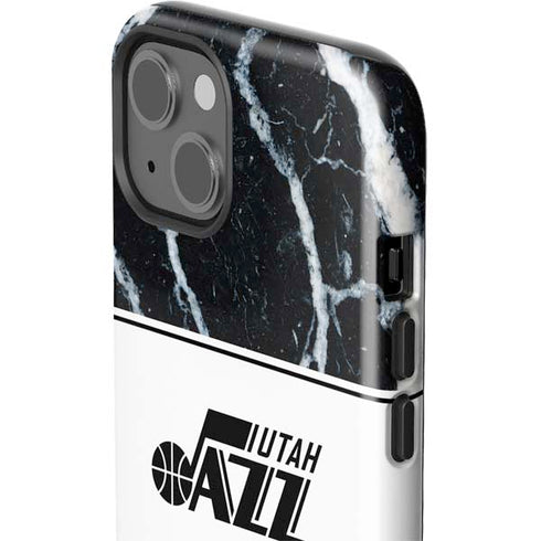 NBA Utah Jazz Marble iPhone 15 Impact Case