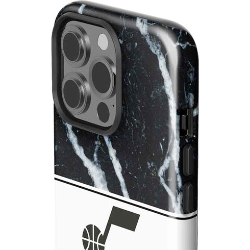 NBA Utah Jazz Marble iPhone 15 Pro Impact Case