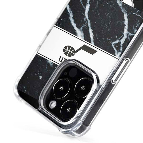 NBA Utah Jazz Marble iPhone 15 Pro Max MagSafe Case