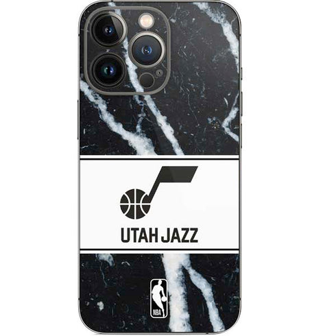 NBA Utah Jazz Marble iPhone 15 Pro Skin