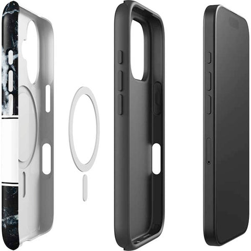 NBA Utah Jazz Marble iPhone 16 Magsafe Impact Case