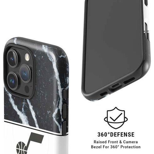 NBA Utah Jazz Marble iPhone 16 Pro Magsafe Impact Case