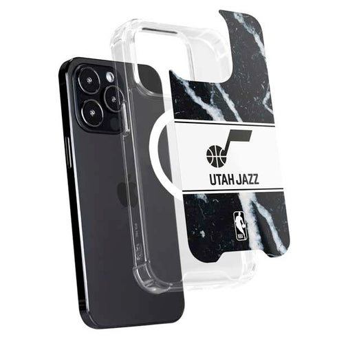 NBA Utah Jazz Marble iPhone 16 Pro Max MagSafe Case