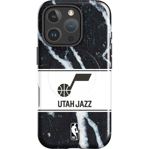 NBA Utah Jazz Marble iPhone 16 Pro Max Magsafe Impact Case
