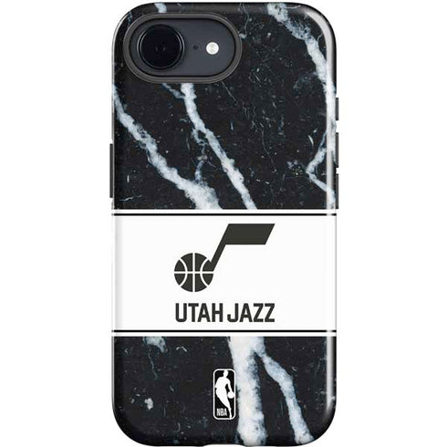 NBA Utah Jazz Marble iPhone 16e Impact Case