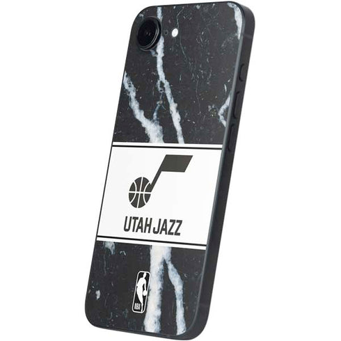 NBA Utah Jazz Marble iPhone 16e Skin