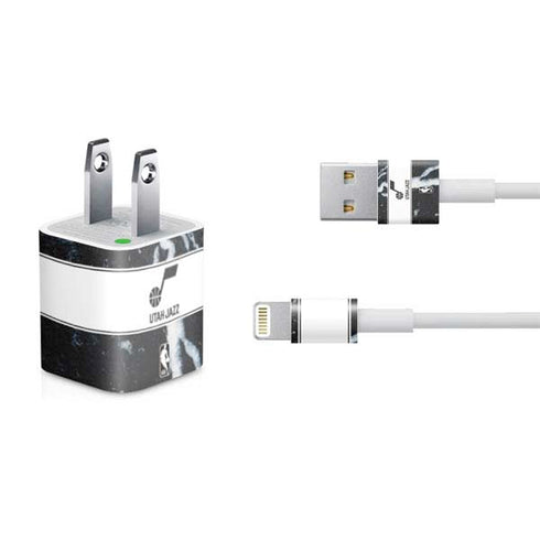 NBA Utah Jazz Marble iPhone Charger (5W USB) Skin