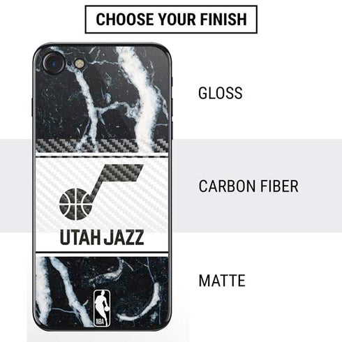 NBA Utah Jazz Marble iPhone SE (2nd & 3rd Gen) Skin