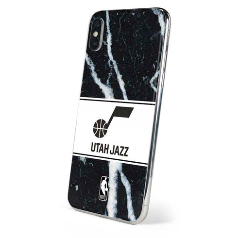 NBA Utah Jazz Marble iPhone X Skin
