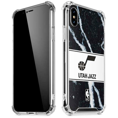 NBA Utah Jazz Marble iPhone X/XS Clear Case