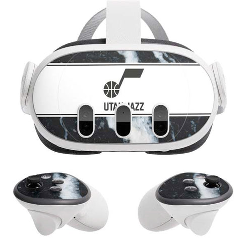 NBA Utah Jazz Marble Meta Quest 3 Skin